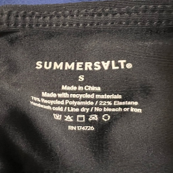 Summersalt Women's sz Small High Waisted Leggings Blue Swirl NEW NWT - Picture 4 of 10